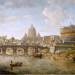View of St Peter's with Castel Sant' Angelo, Rome